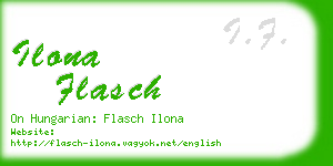 ilona flasch business card